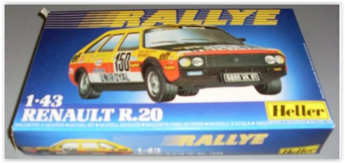 RENAULT R20 Rallye 1/43ème Screen51