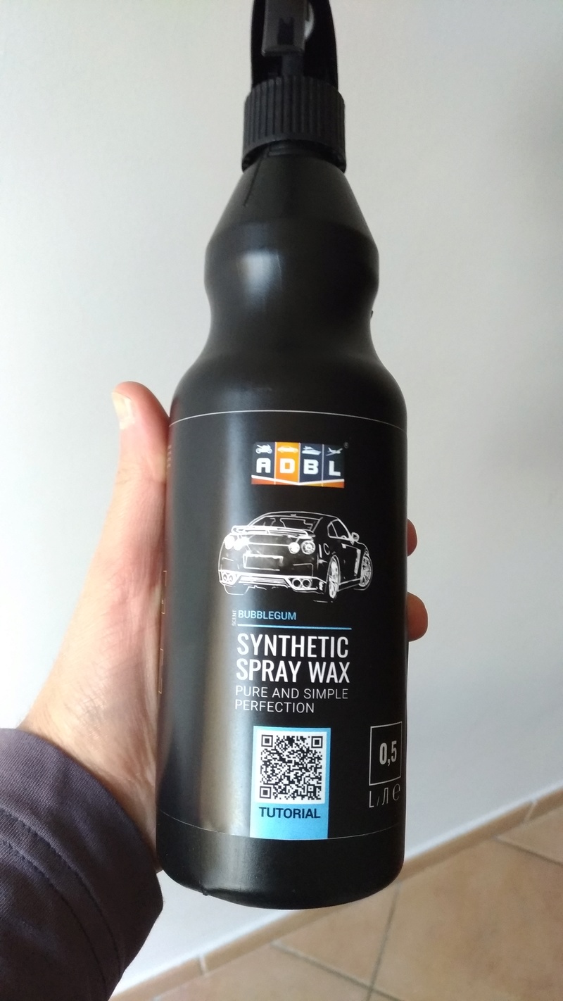 ADBL Synthetic Spray Wax - Recensione e test P_201817