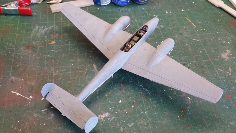 [AIRFIX] MESSERSCHMITT Bf 110,rénovation d'une très vielle maquette ... Réf 02006 Bf110_14