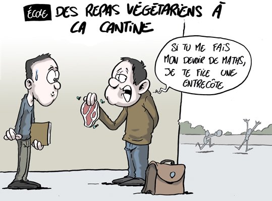 Dessin du jour . Pas obligatoirement culinaire, la cuisinière s'intéresse aussi à l'actualité . Dp79uj10