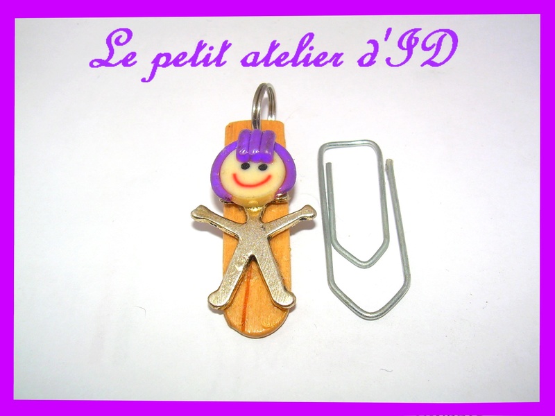 Pendentifs, bijoux de sacs, portables, médailles chiens/chats ... créés avec des bâtonnets de glace B10010