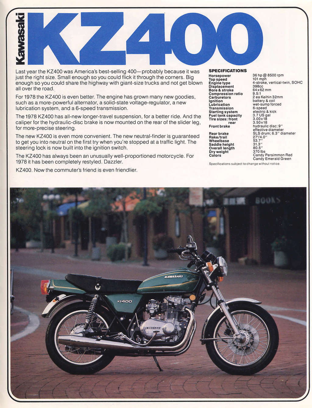 Brochures et Publicités sur les KAWASAKI KZ/Z   70/80'S Brochu36