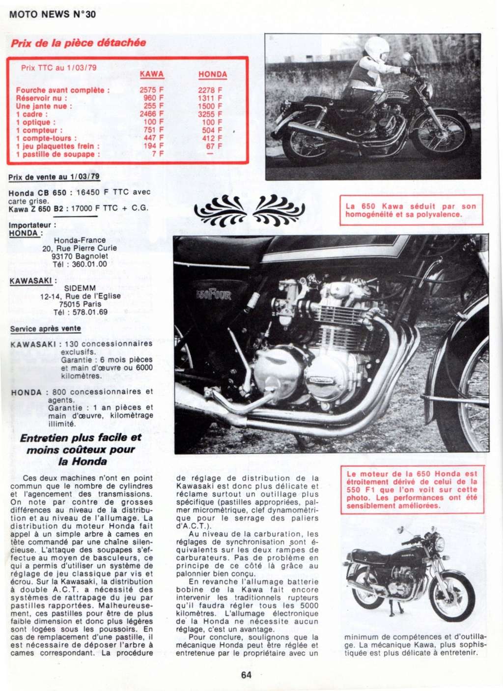 Moto News n°30 avril 1979  650 honda vs 650 kawasaki  Mot_ne18