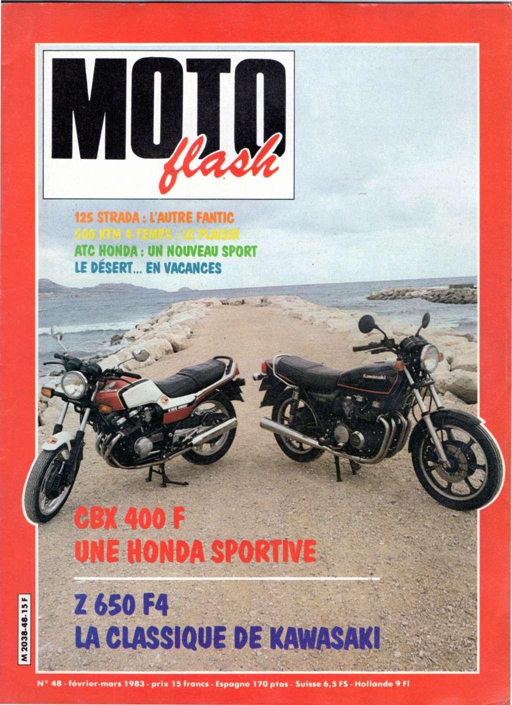 moto flash n°48 Essai Z650 F4  1983 Moto_f92