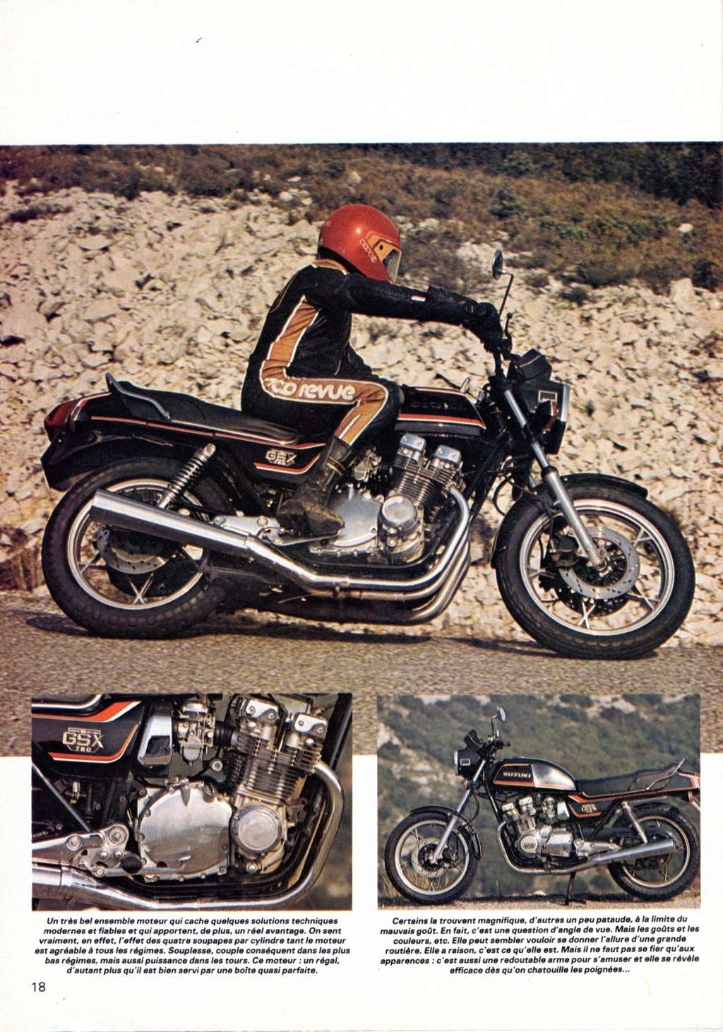Essai du Z750 L  et présentation en Fev 1981 dans  MR  Moto_r25