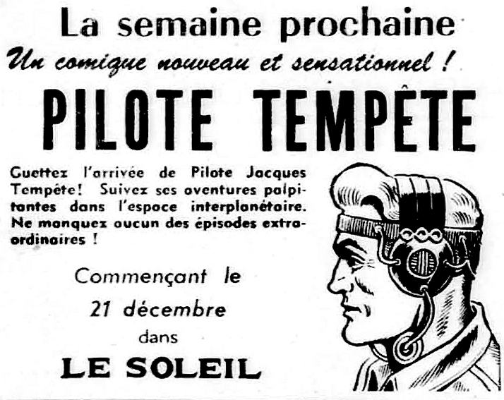 Pilote Tempête au Québec. 1958-110