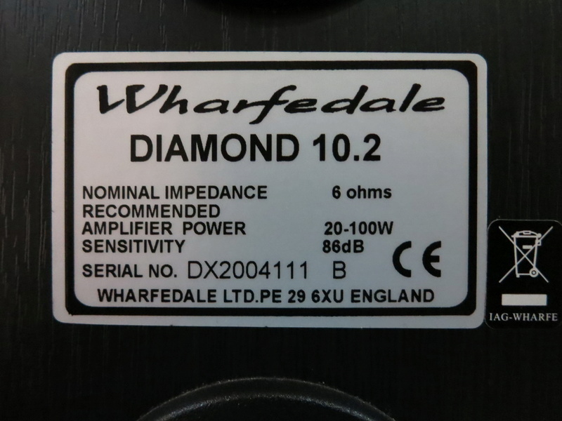 Wharfedale Diamond 10.2 Bookshelf Speaker (SOLD) Img_0620