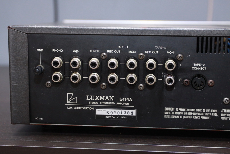 Luxman L-114A Stereo Integrated Amplifier – Duo Beta Circuit (SOLD) Img_5031