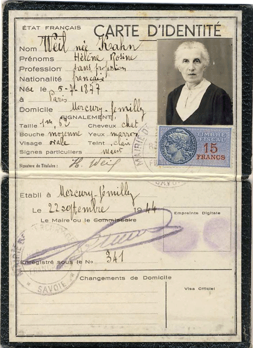 AUSWEIS CARTE D IDENTITÉ DOCUMENT FFI