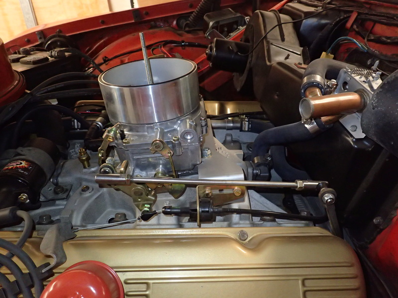 edelbrock manifold and carb swap Cutlas15