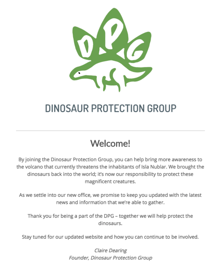 "Dinosaur Protection Group" Twitter/website is online! 5e010310