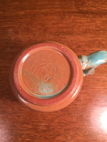 Retro mug with unusual handle - Prinknash Pottery  Image27