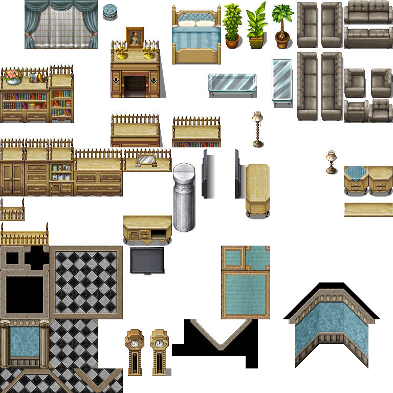 Bibliothèque des ressources MV Tilesets French10