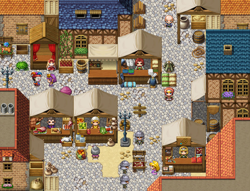 Bibliothèque des ressources MV Tilesets Market10