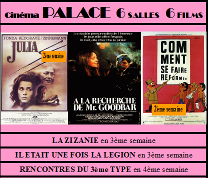 A L’AFFICHE EN AVRIL 1978 Palace22