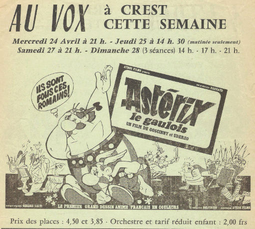 A L'AFFICHE EN AVRIL 1968 Vox10