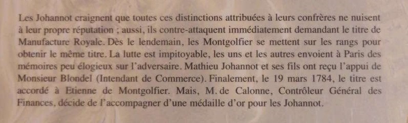 montgolfier - La papeterie Montgolfier, Manufacture royale en 1784  3212