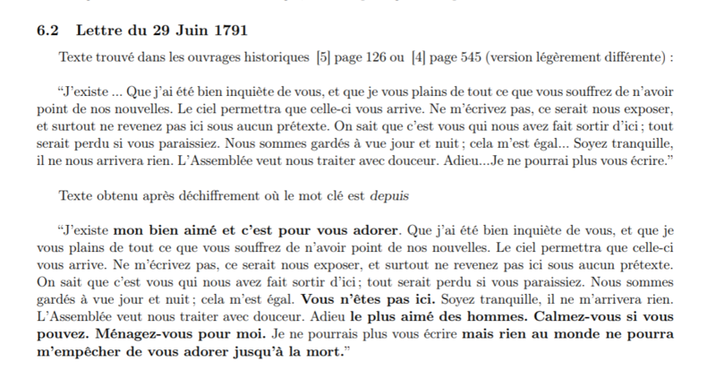 Le grand amour de Marie-Antoinette, lettres secrètes de la reine et du comte de Fersen. Evelyne Lever Captu234