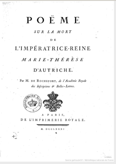 Marie-Thérèse d'Autriche (1717-1780), impératrice du Saint Empire romain germanique - Page 8 Captur14