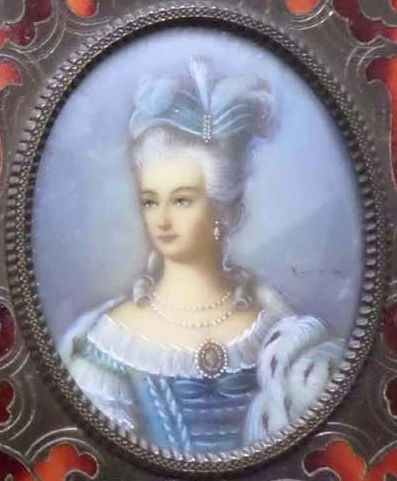 Marie Antoinette, portraits d'après Dagoty Zzj10