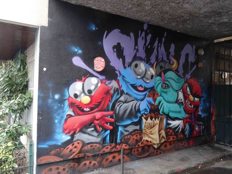 Street art - oeuvres d'art de rue Dsc06275