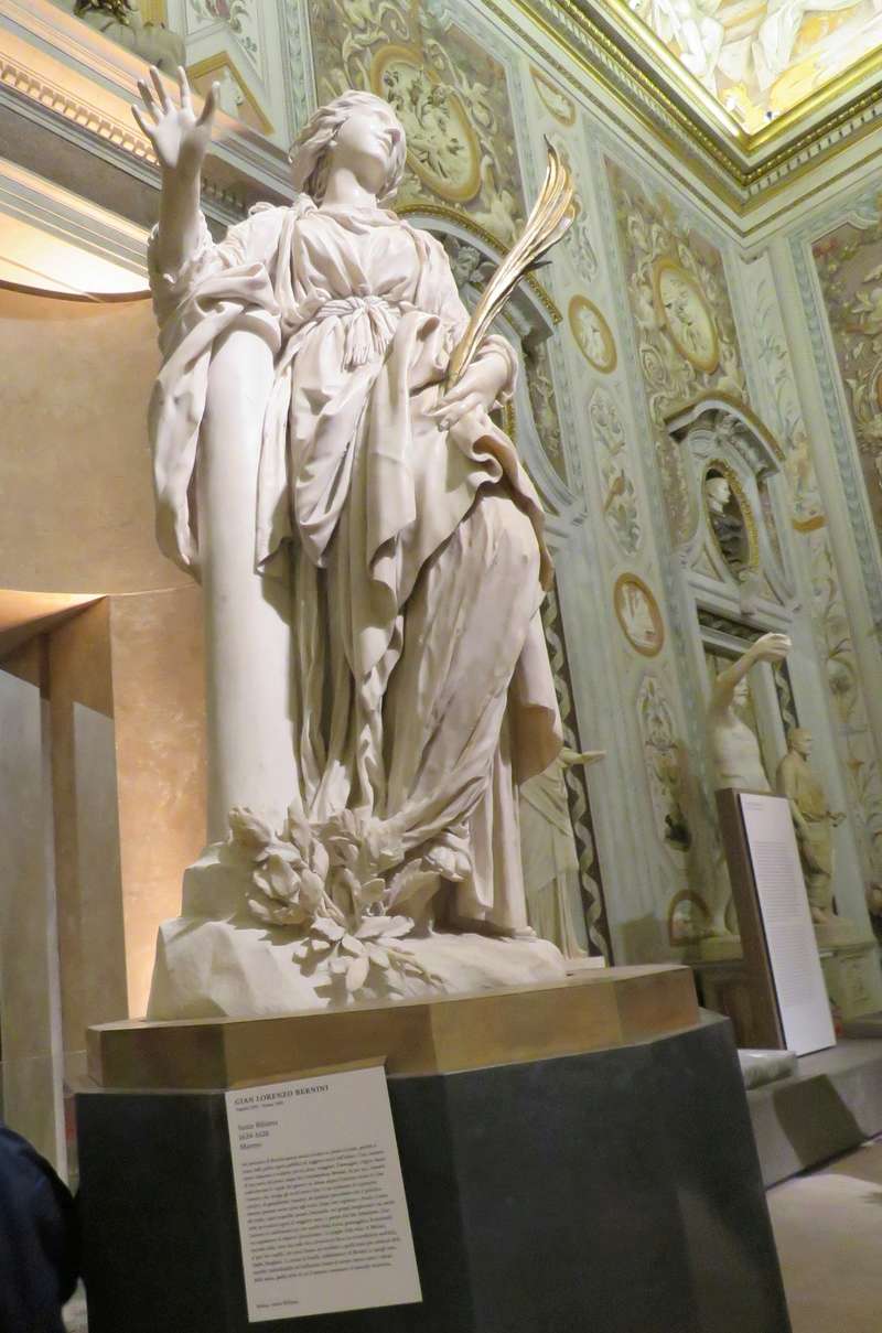 Il capolavoro del Bernini, la statua di Santa Bibiana, ha perso un dito durante un trasloco. Img_4531