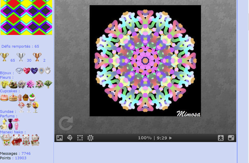 Puzzle #0191 / Kaleidoscope #3 by Mimosa Mimo191