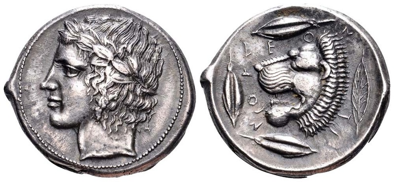 Roma Numismatics Ltd. 29/8/15: tetradracma de Leontini 18430810