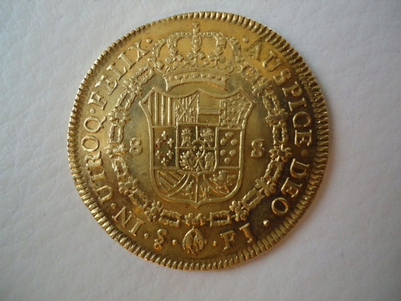 8 escudos Fernando VII 1810. Santiago Chile 22688310