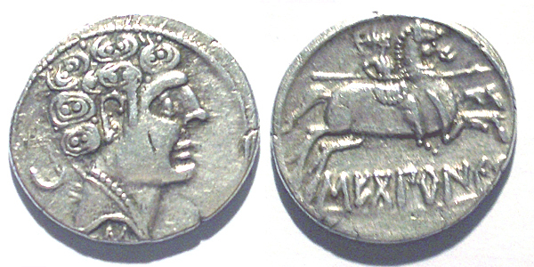 Clasificación de los denarios de Sekobirikes Sekorb10