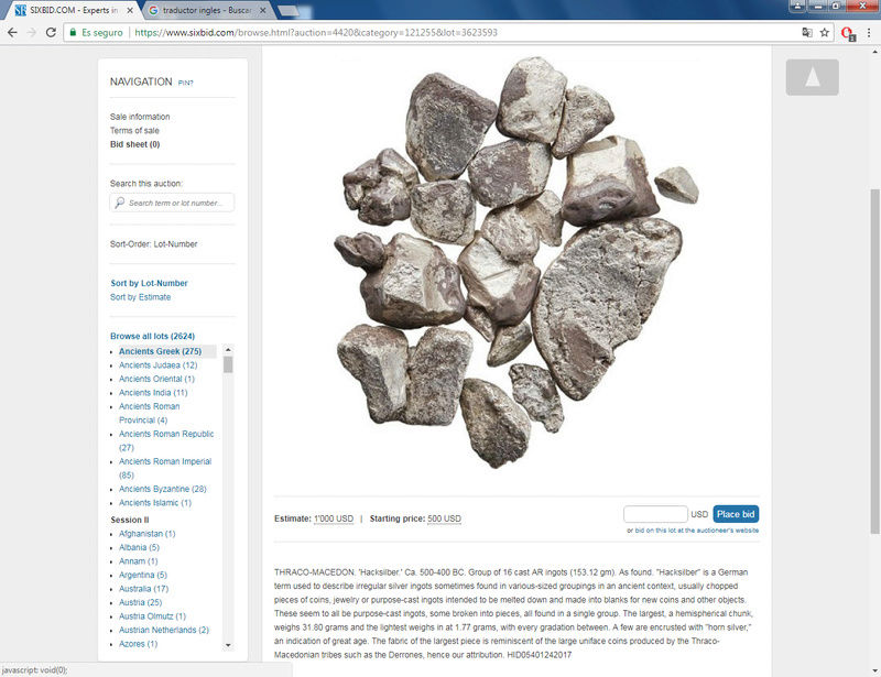 Hacksilver en Agora Auctions / Heritage Auctions Sin_ty42