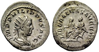 Antoniniano Filipo II / LIBERALITAS AVGG III Thumb010