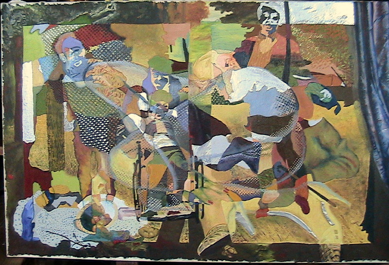 Manet Edouard, "Le déjeuner sur l'herbe" Dyjeun10