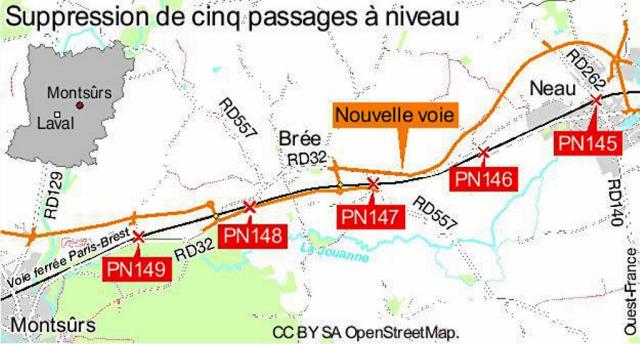 En Mayenne, la fin des passages à niveaux est prévue depuis des années Suppri10