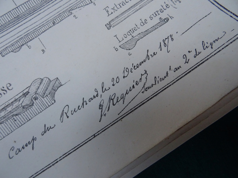 Fusil Vetterli planches ancienne dessin à l'encre Berdan10