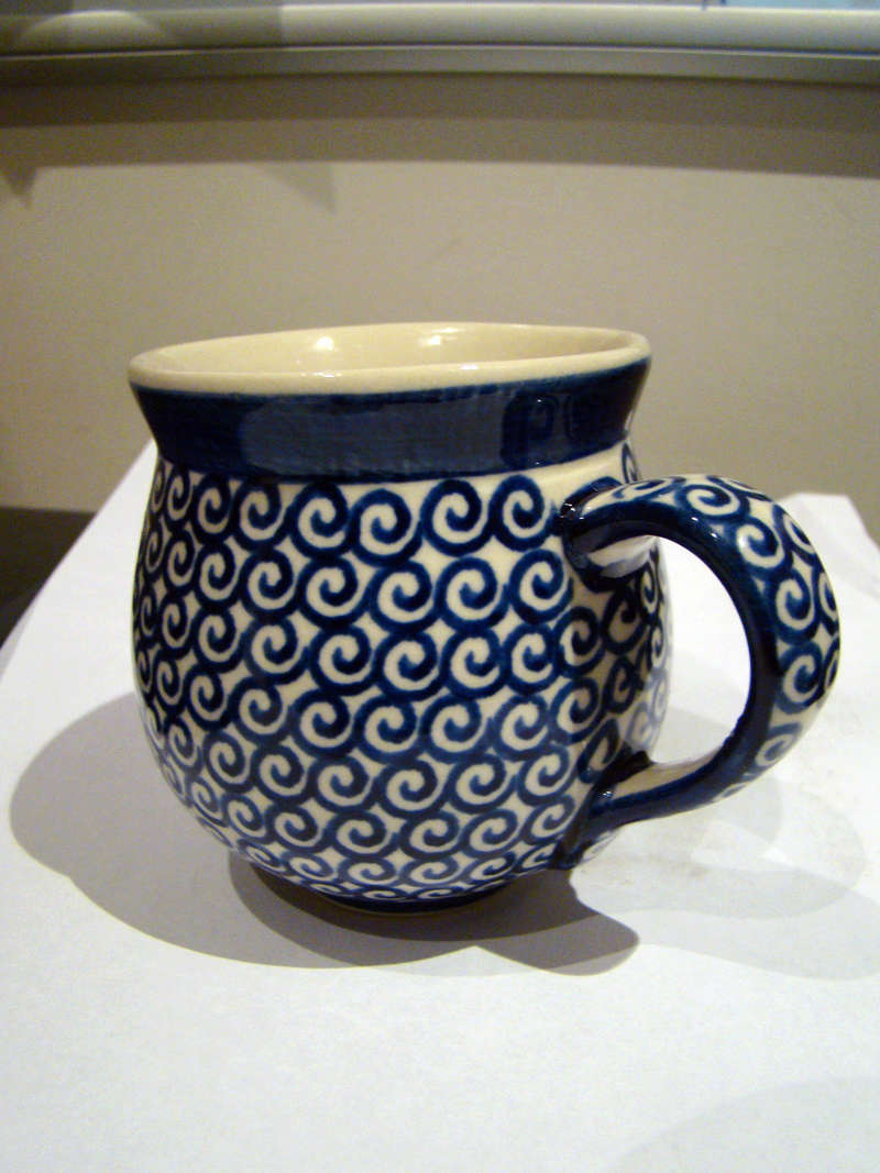 Porcelain cup - Boleslawiec Pottery, Poland  Dsc00810