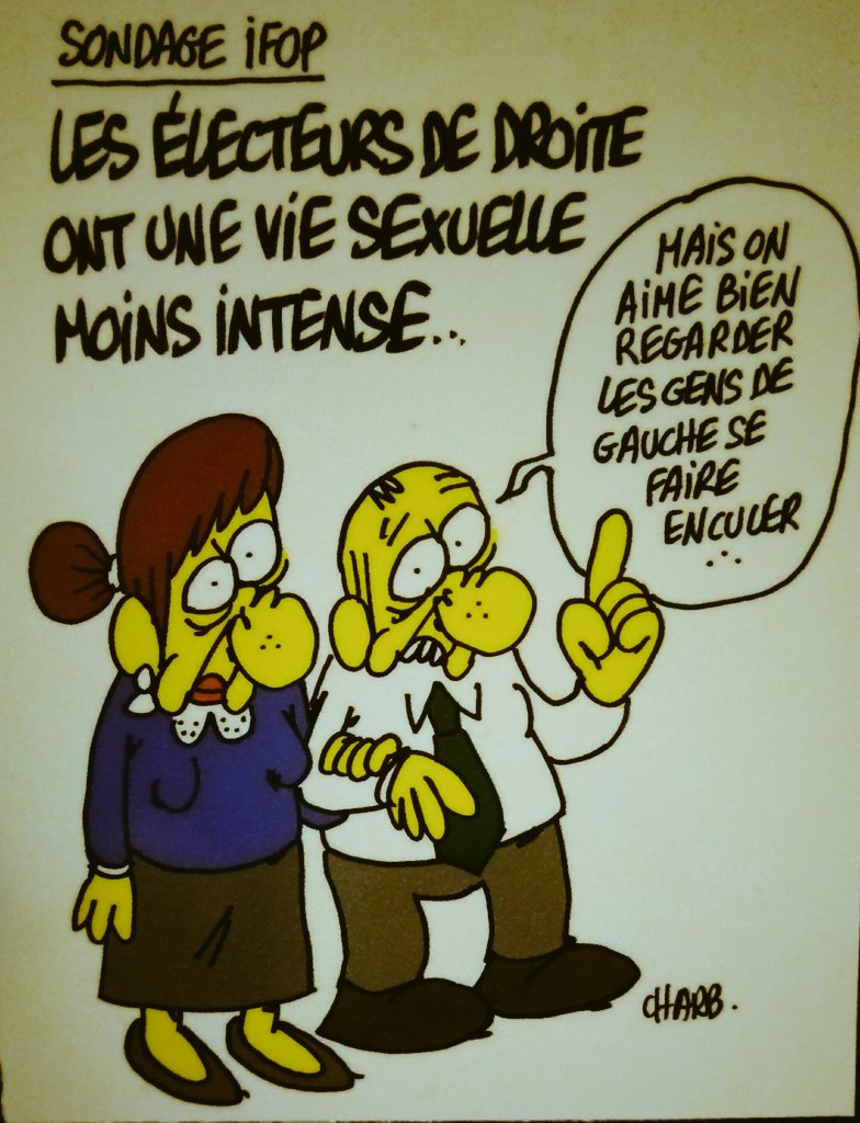 Dessin du jour . Pas obligatoirement culinaire, la cuisinière s'intéresse aussi à l'actualité . - Page 9 Charb10