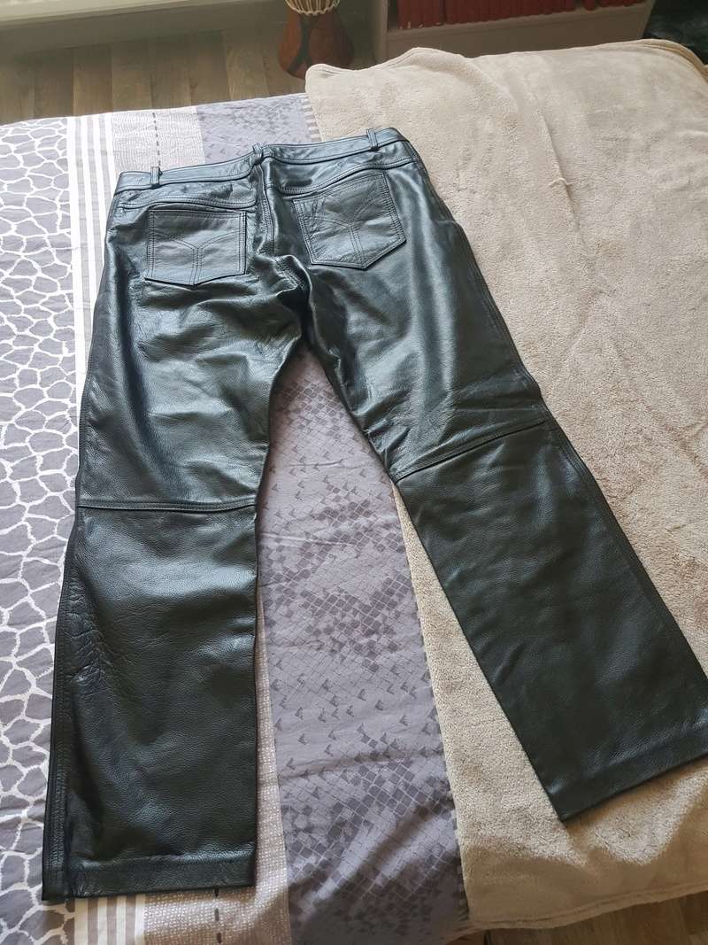 Pantalon cuir coupe jeans taille 46 40fb3b10