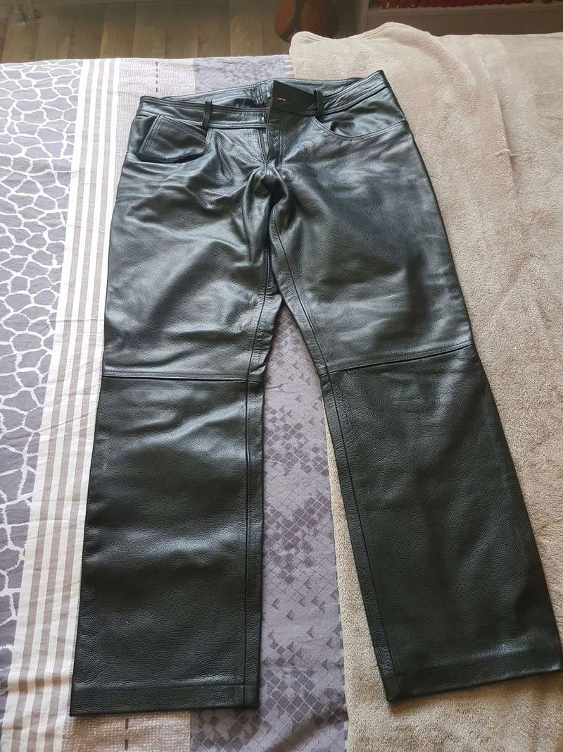 Pantalon cuir coupe jeans taille 46 890db110