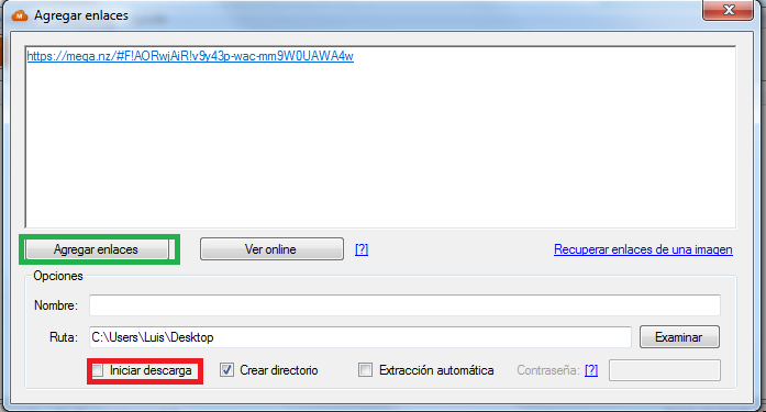 Mega Downloader + Ver archivos online de Mega.nz 0310