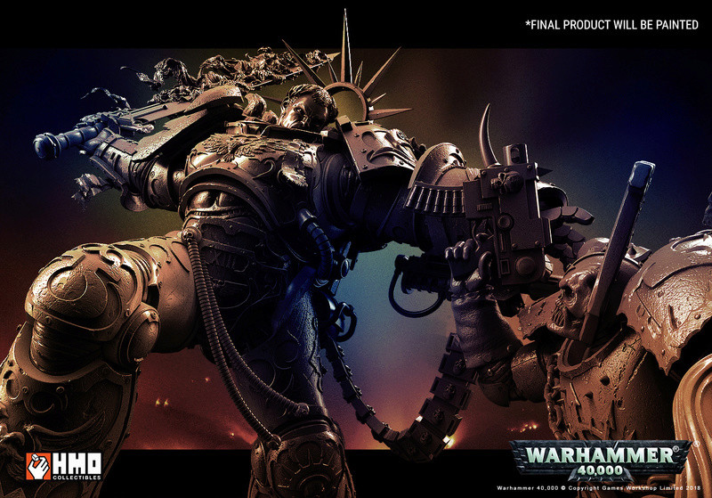 Warhammer 40,000 - Guilliman vs Chaos Marine - HMO collectibles   Hmo-wa10