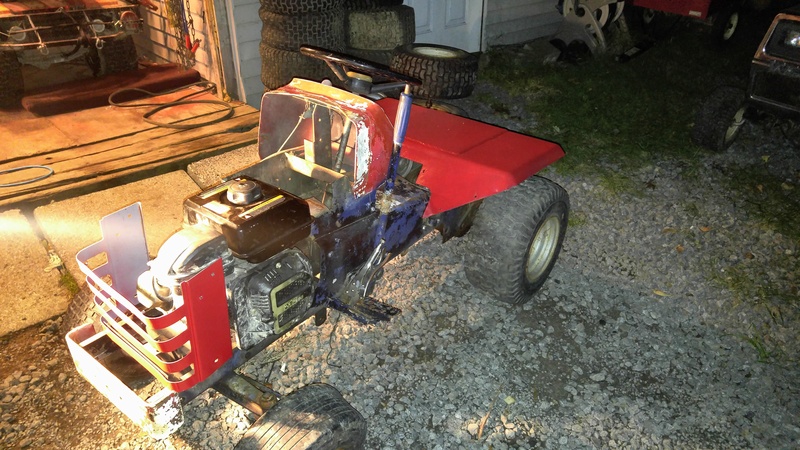 Massey MF7 trail tractor 20171023