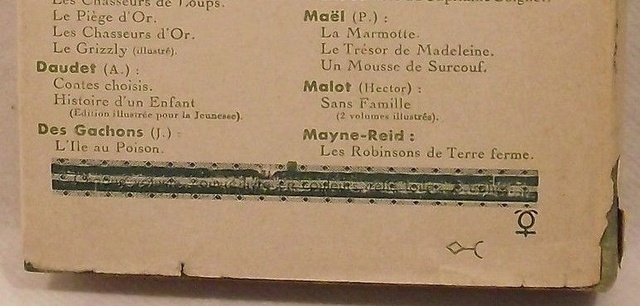 La date des jaquettes de la Bibliothèque verte 1931-1958 1937_w10