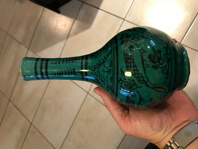 Oriental? Vase - Persian; Cyprus or Turkey Img_3911