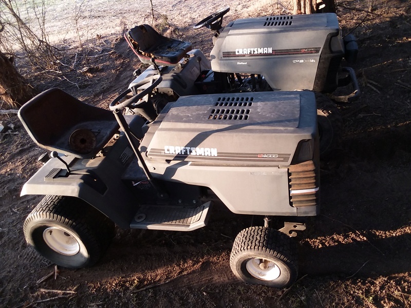 mower - Craftsman LT4000 utility / mower build  20180327