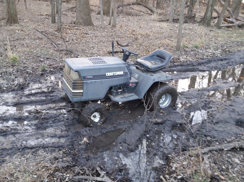 Craftsman LT4000 utility mower build