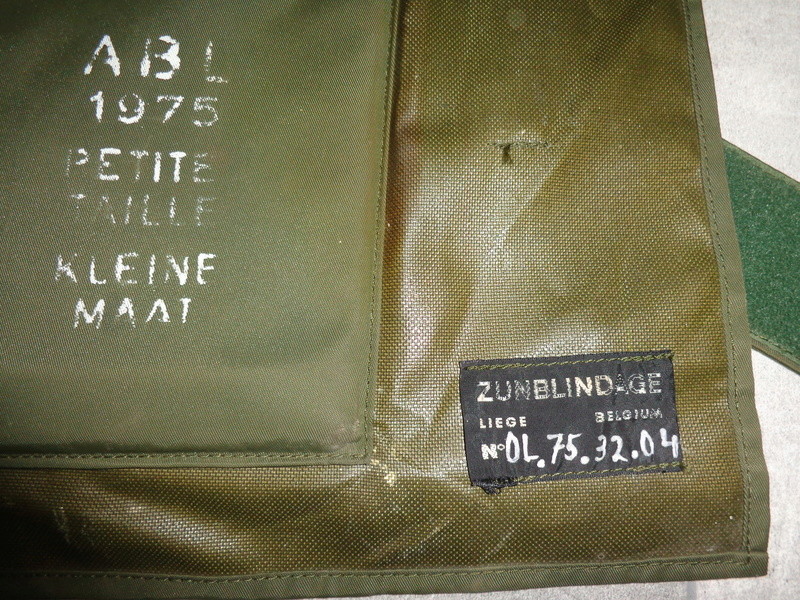 Steel plated body armor, Zunblindage, ABL 1975 marked Dsc04117