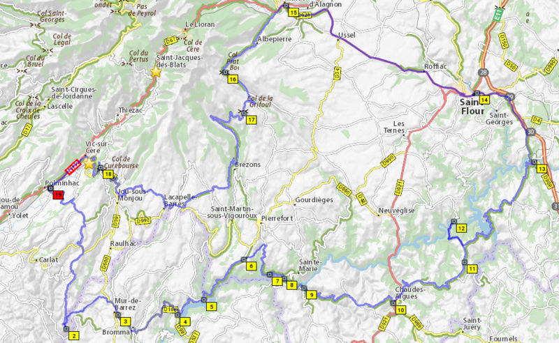 Sortie 2018 Bull  ( 10 13 mai 2018) Cantal (itineraires) - Page 9 Itinyr13