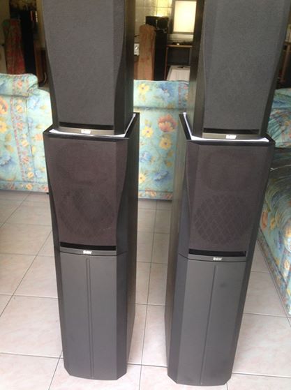 (SOLD)B&W DM'305 n DM'302 prism system speakers Dm210