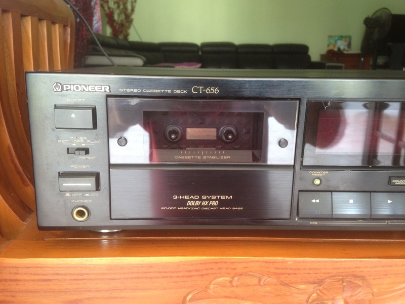  (sold)PIONEER  3 HEAD stereo CASSETTE deck CT 656 (JAPAN) Img_3811